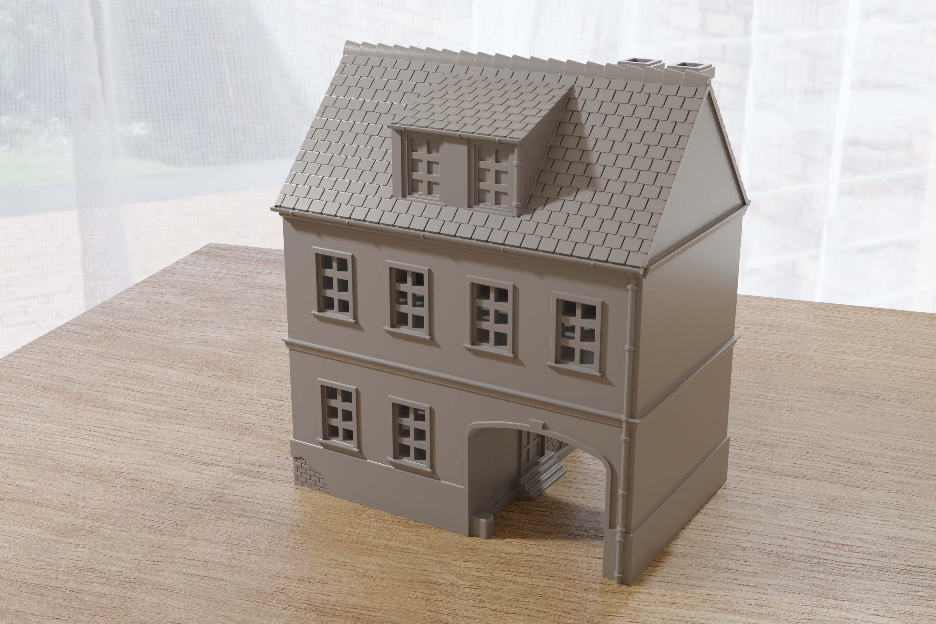 German House DST1 - WW2 Wargaming Terrain